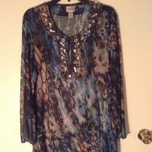 Chico’s Embellished Tunic